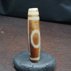 Vintage Old Indo Tibetan Agate Stone pure 1Eye Rare Pattern