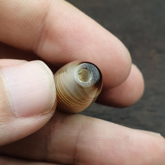 Antique Yemeni Collectible Agate Bead With Nature's Signature Banded Agate -44