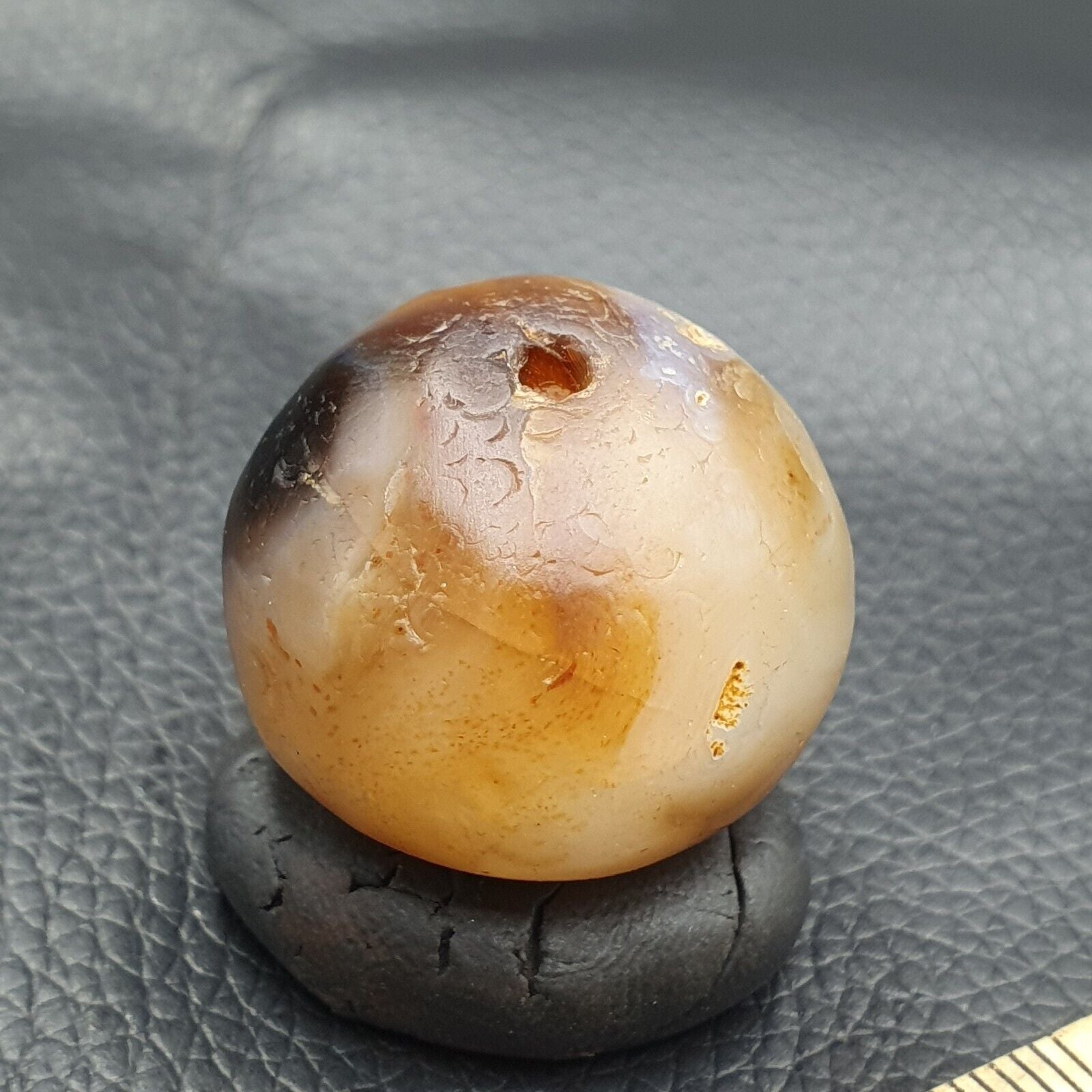 Antique Tibetan Suleimani Agate Bead , Rare bead