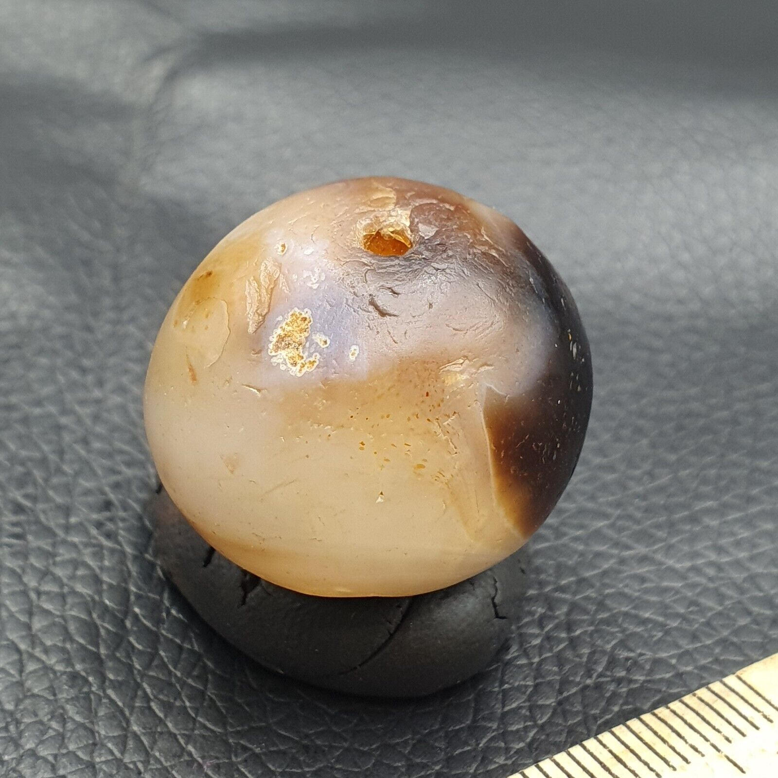Antique Tibetan Suleimani Agate Bead , Rare bead