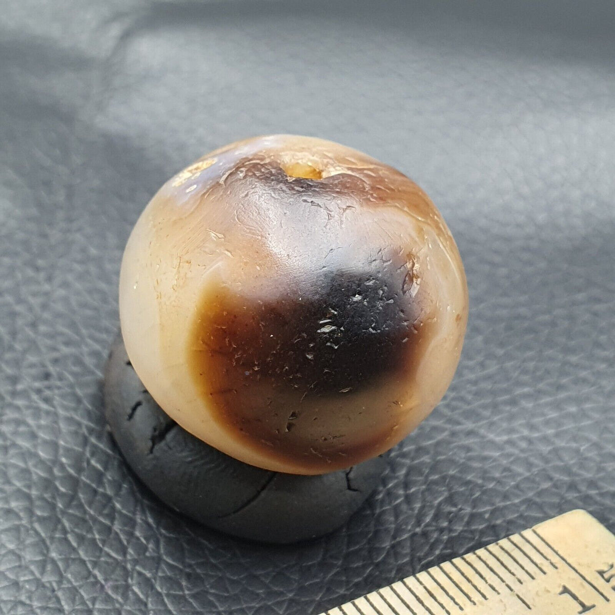 Antique Tibetan Suleimani Agate Bead , Rare bead