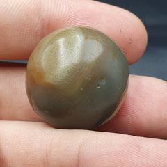 Antique Tibetan Suleimani Agate Bead: A Rare Gem from the Past.