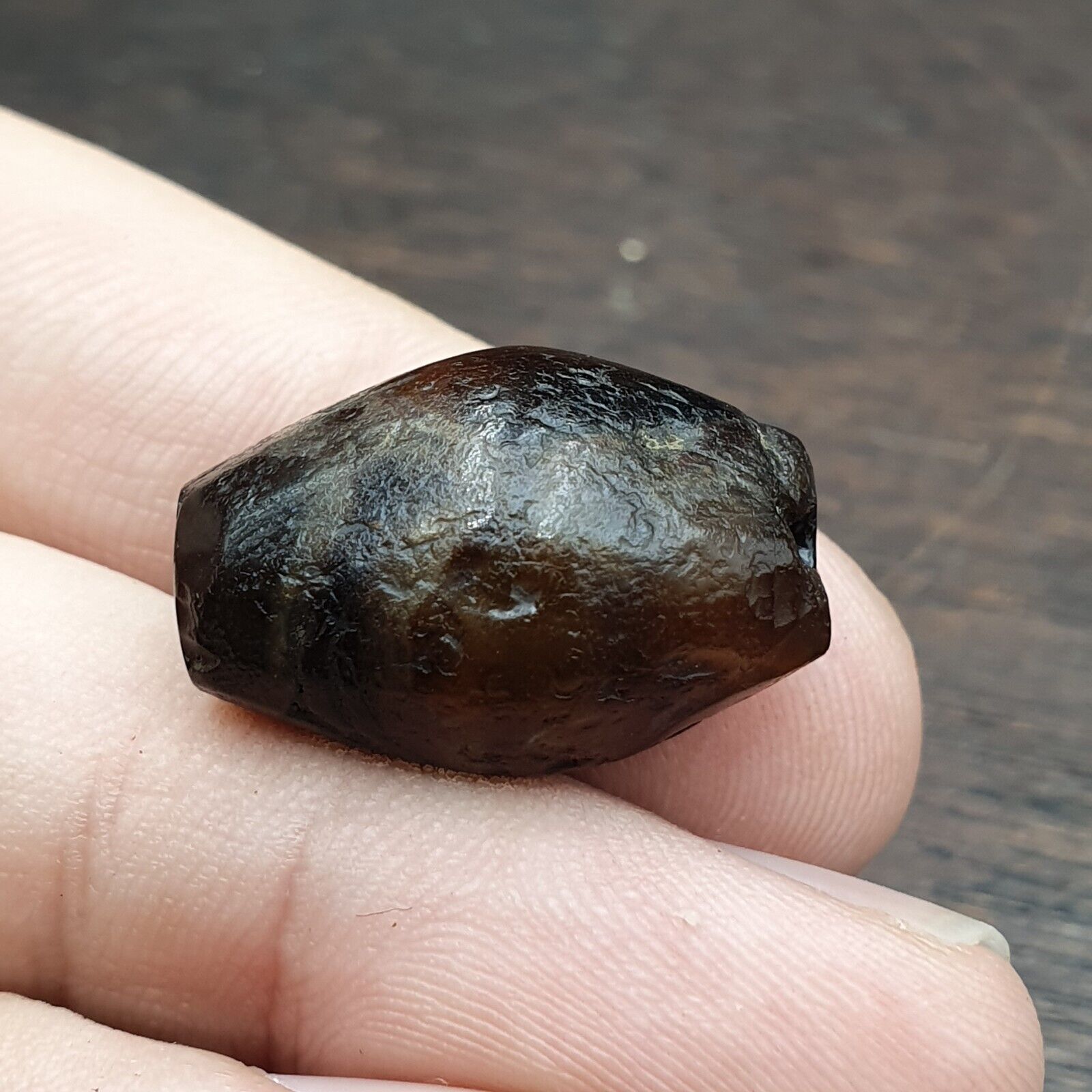 Ancient Suleimani Agate Bead ,Antique Rare Himalayan agate bead