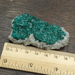 Beautiful Green Dioptase crystal specimen, Green crystals