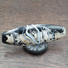 Antique Agate Bead With amazing Eye pattern Beautiful Patina.