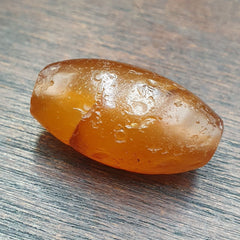 Ancient Suleimani Yellow Agate Bead , Rare Himalayan agate bead