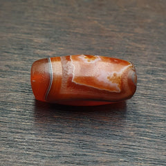 Ancient Agate Himalayan Tibetan Natural Eye Pattern Agate Bead JNT-61