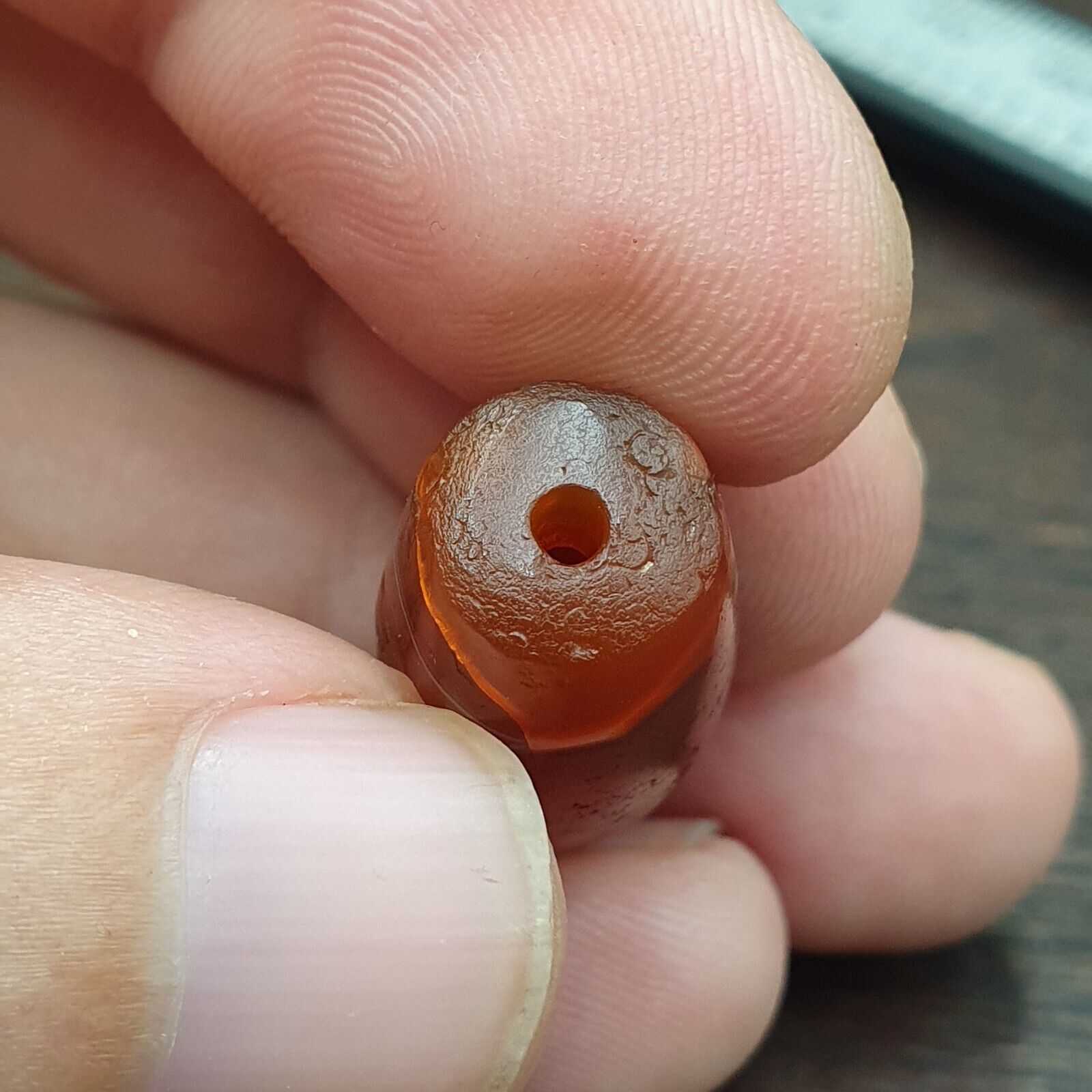 Ancient Agate Himalayan Tibetan Natural Eye Pattern Agate Bead JNT-61