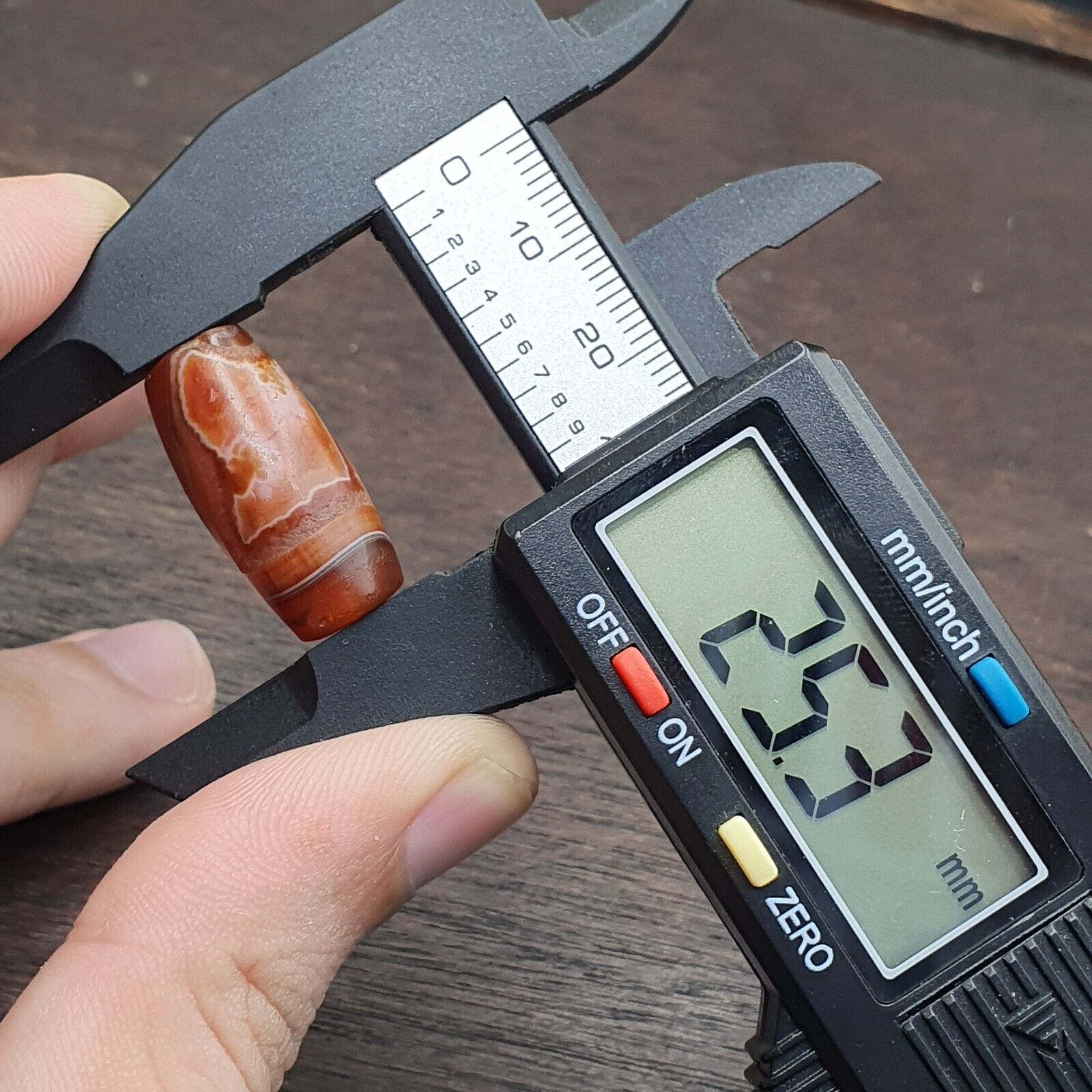 Ancient Agate Himalayan Tibetan Natural Eye Pattern Agate Bead JNT-61