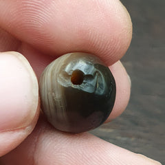 Ancient Agate Himalayan Tibetan Natural Eye Pattern Agate Bead JNT-63