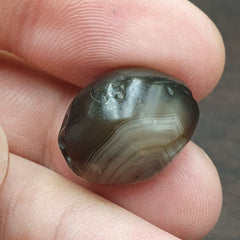 Ancient Agate Himalayan Tibetan Natural Eye Pattern Agate Bead JNT-63