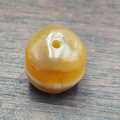 Antique Tibetan Suleimani Agate Bead: A Rare Gem from the Past 16.6mm