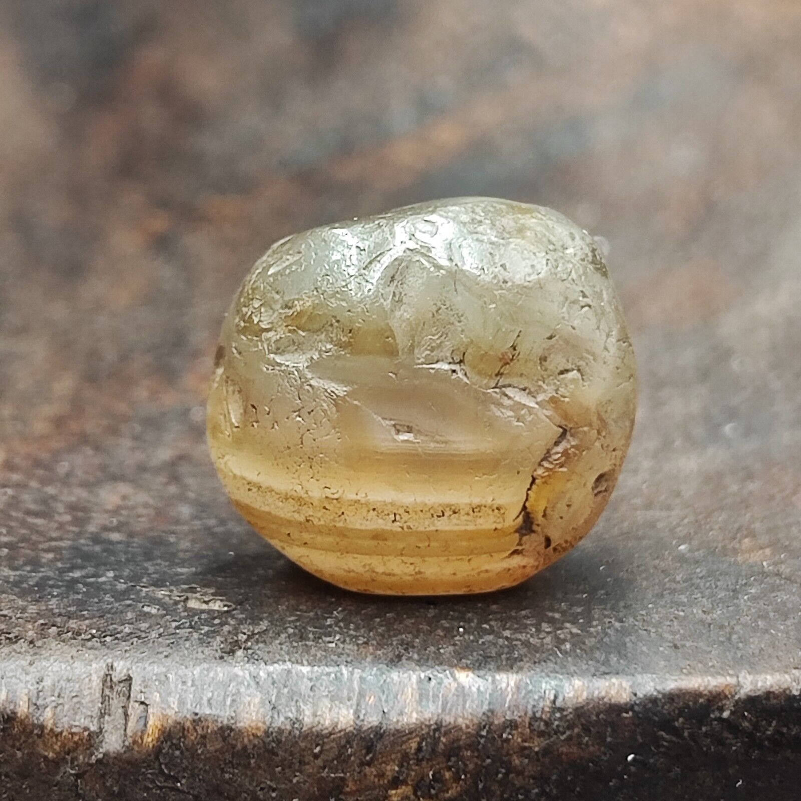 Ancient Agate Beads Sulemani Agate Beads 15mm JNT-82