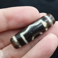 Rare Agate Old Indo Tibetan Agate 3 Eyes Agate stone Dzi  Bead Amulet