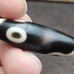 Rare Agate Old Indo Tibetan Agate 4 Falling Eyes Agate stone Dzi  Bead Amulet