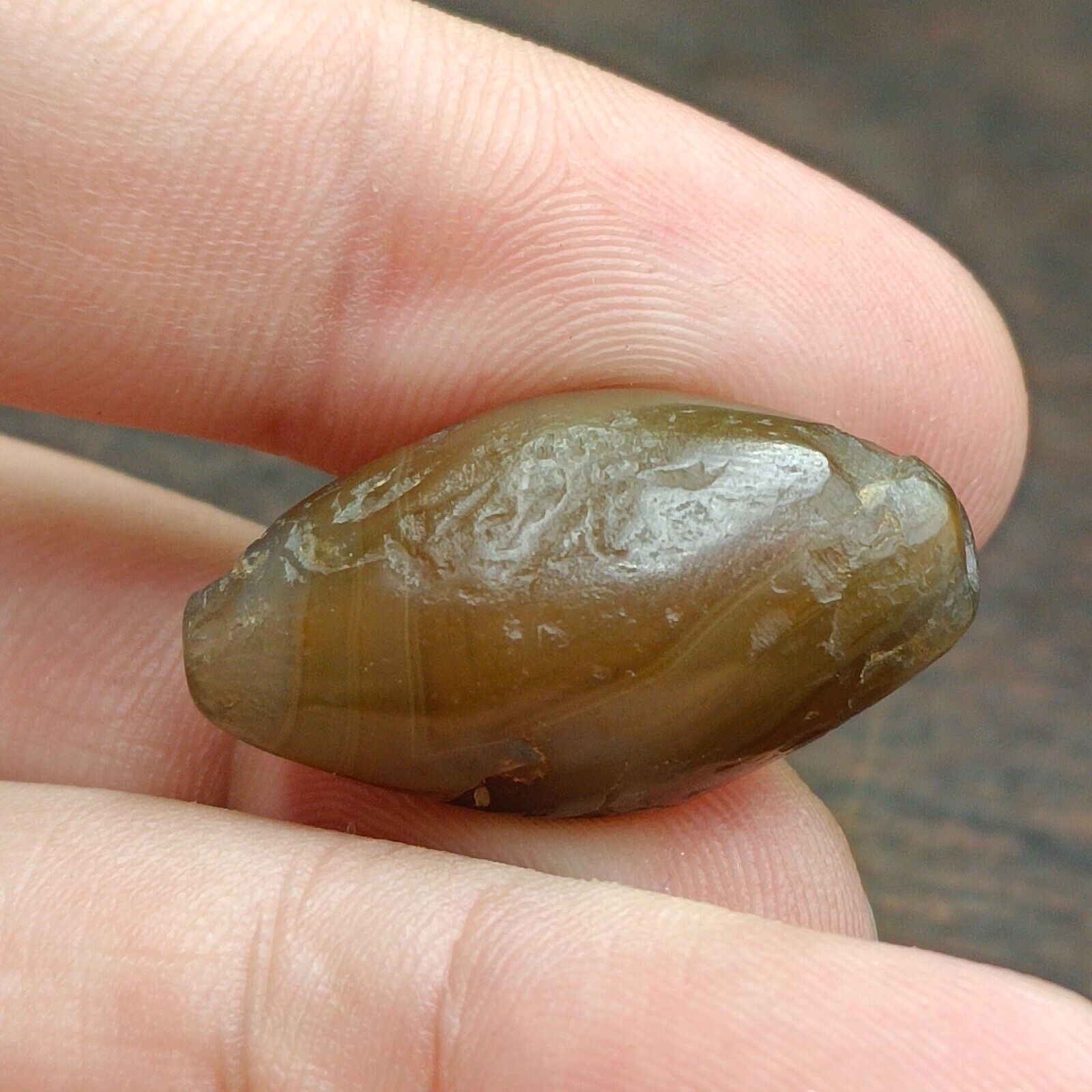Ancient Himalayan Agate Bead JNT-M1