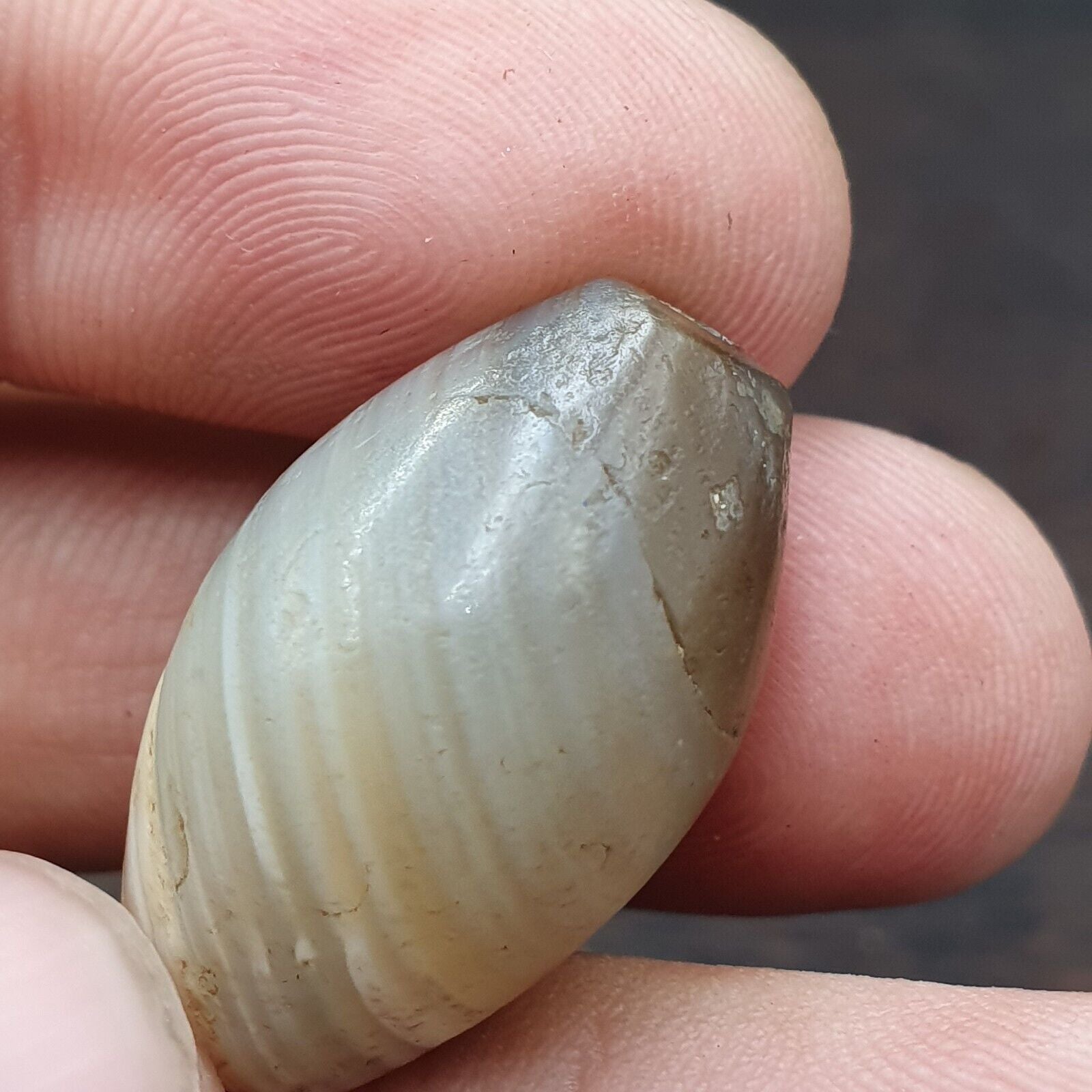 Ancient Agate Suleimani Natural Eye pattern Agate Bead JNT-S3
