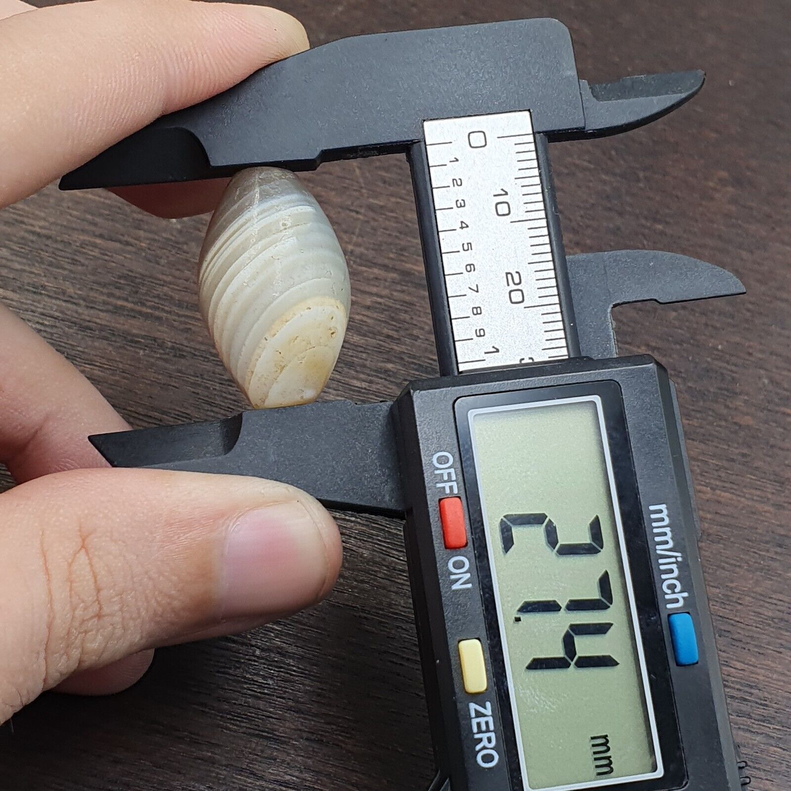Ancient Agate Suleimani Natural Eye pattern Agate Bead JNT-S3