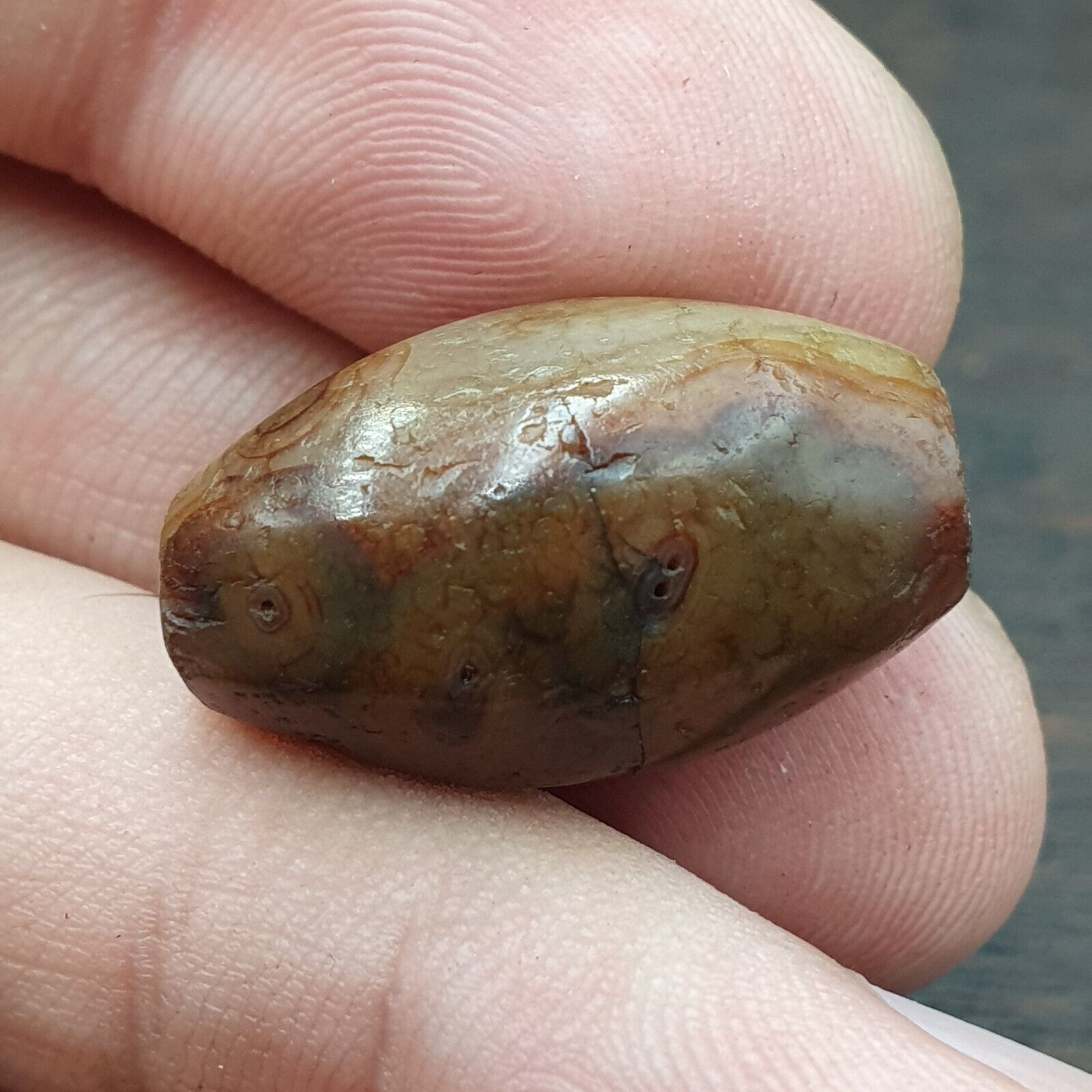 Ancient Himalayan Agate Bead JNT-S4