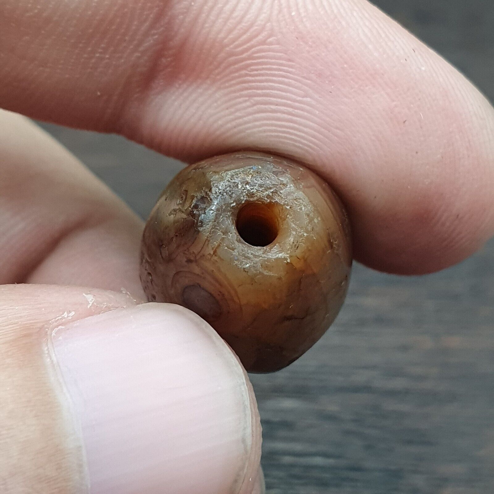 Ancient Himalayan Agate Bead JNT-S4