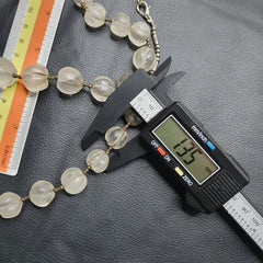 Vintage Himalayan Crystal Quartz Healing Stone Beads Necklace