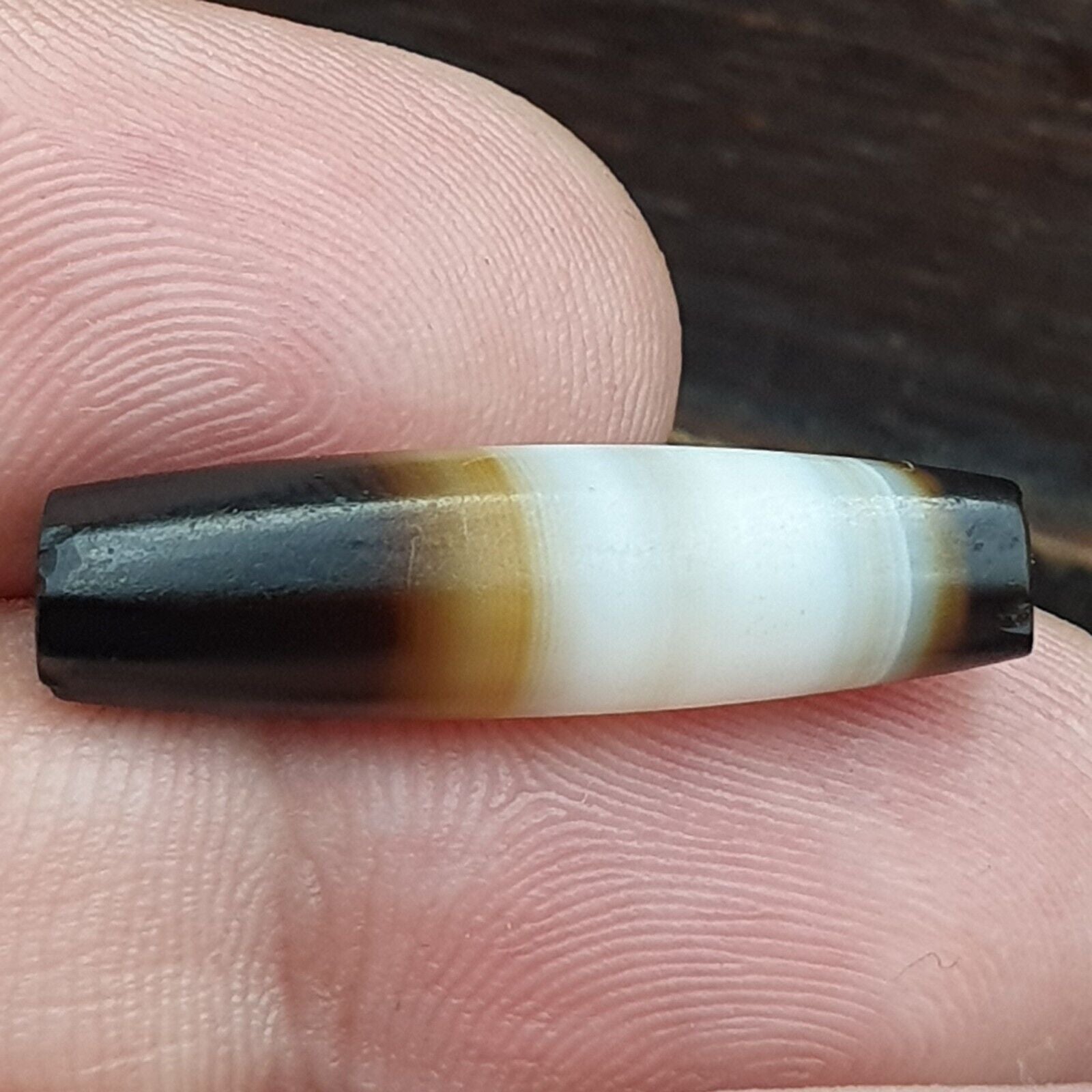 Middle Eastern Antique Natural Chung Agate Bead CHN-3