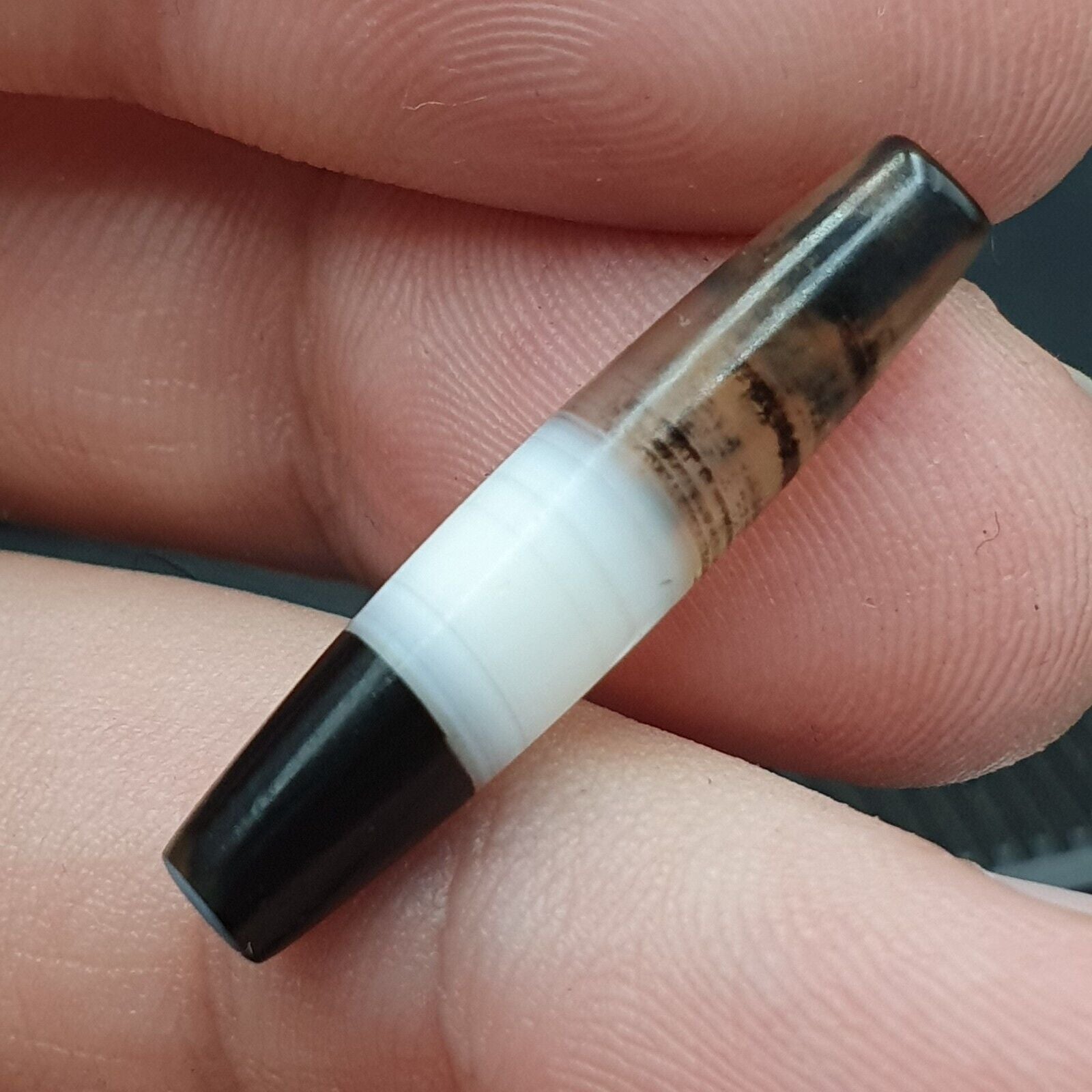 Antique Middle Eastern Natural Chung Agate Bead 27.8mm