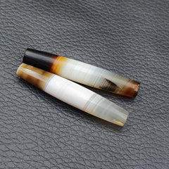 Lot 2 Middle Eastern Antique Natural Chung Agate Bead CHN-4