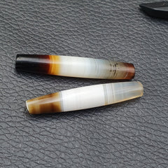 Lot 2 Middle Eastern Antique Natural Chung Agate Bead CHN-4