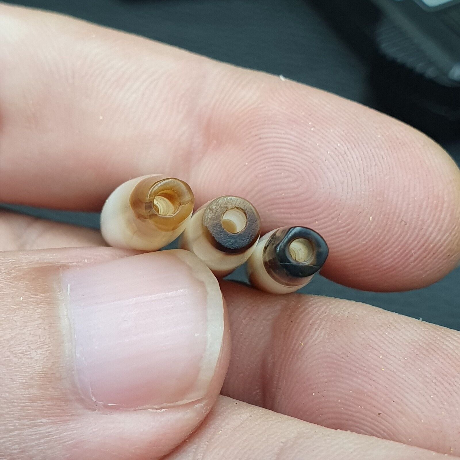 Lot 3 Pcs Antique  Chung Agate Bead CHN-6