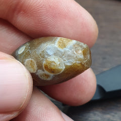 Ancient Agate Himalayan Tibetan Natural Eye Pattern Agate Bead JNT-JUN-3