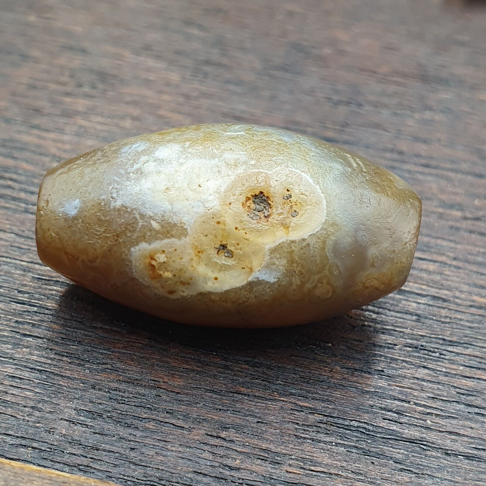 Ancient Agate Himalayan Tibetan Natural Eye Pattern Agate Bead JNT-JUN-3