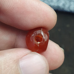 Antique carnelian Old Seal Stamp AGATE Broken Bead