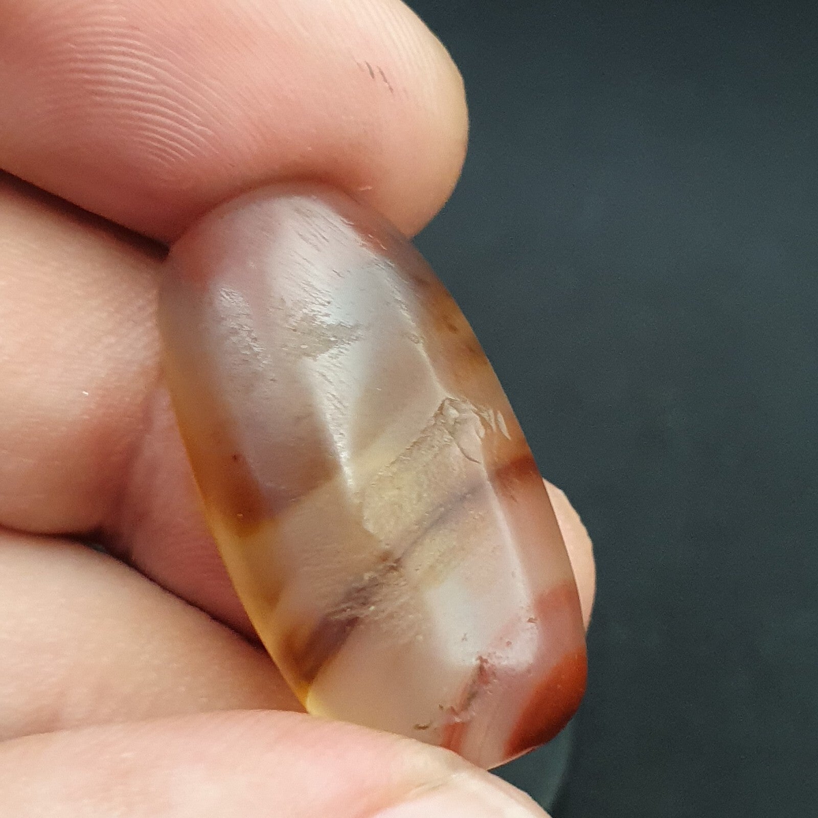 Ancient old Agate Antique Himalayan Indo Tibetan Eye Suleimany Bead SL019