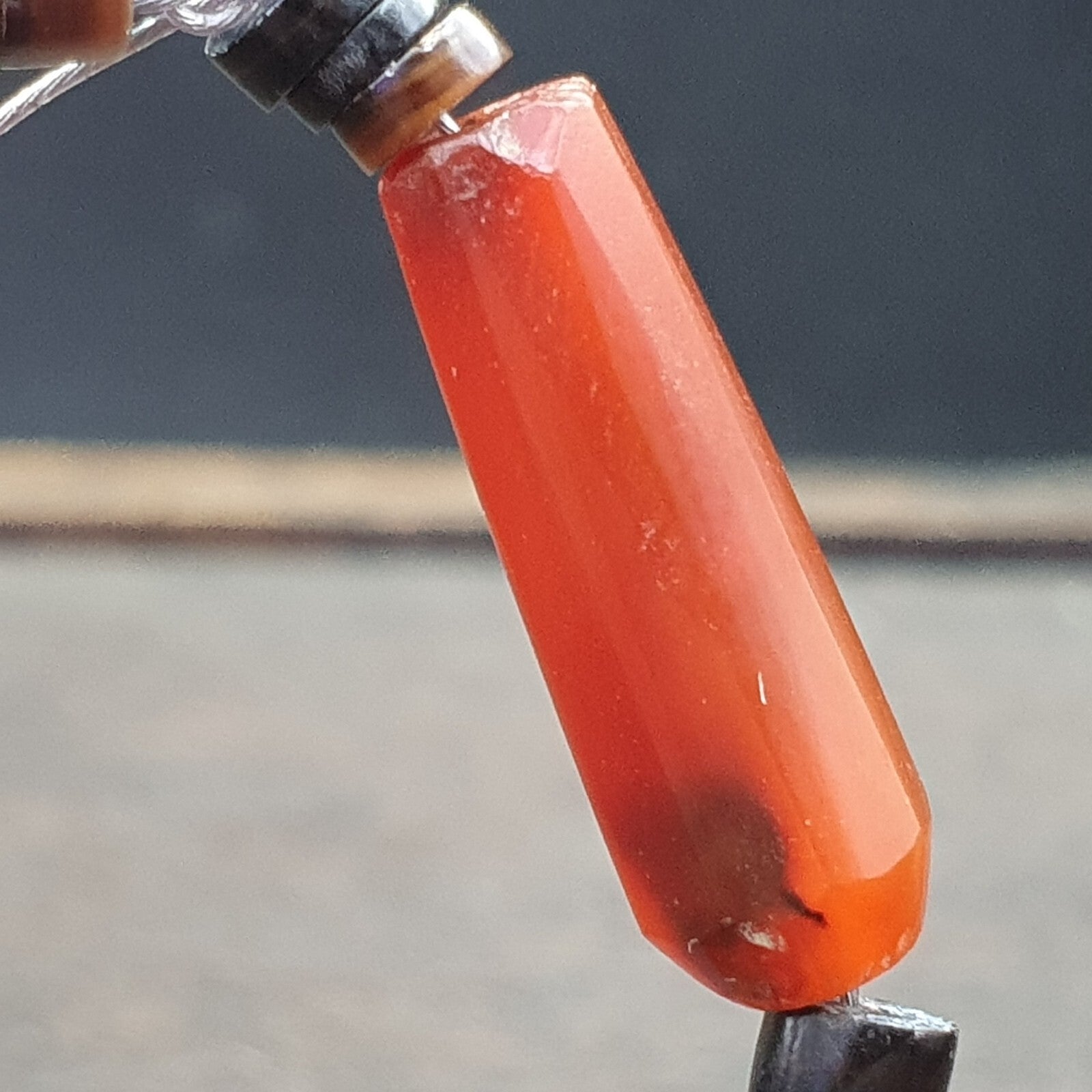 Antique Beads Lot 5 Agate Pendent Old Himalayan Tibetan African AGATE Bead