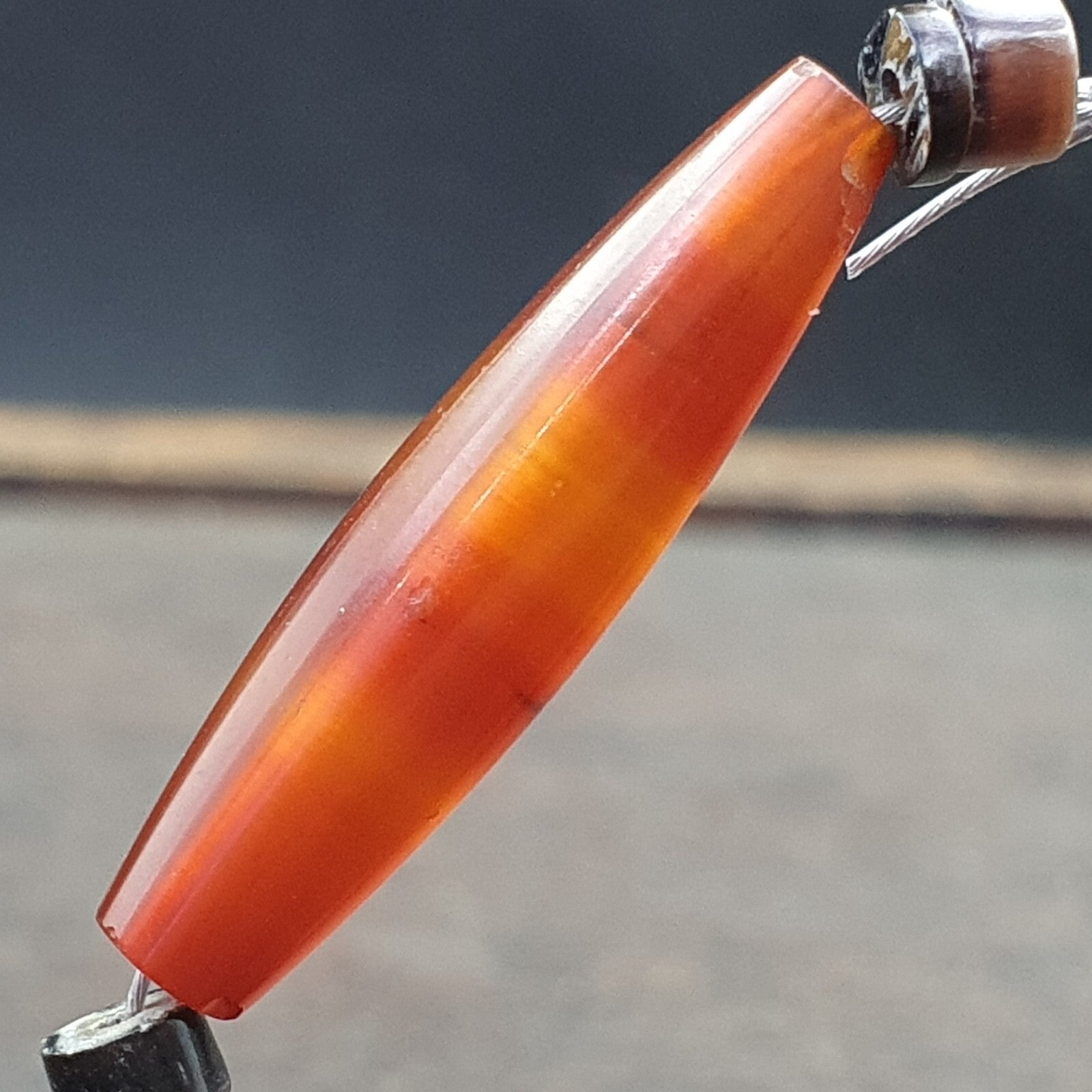 Antique Beads Lot 5 Agate Pendent Old Himalayan Tibetan African AGATE Bead