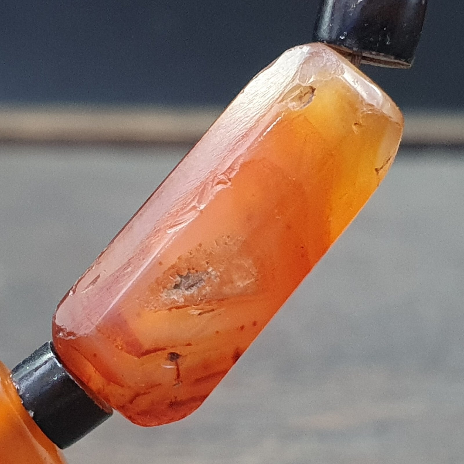 Antique Beads Lot 5 Agate Pendent Old Himalayan Tibetan African AGATE Bead