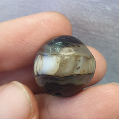 Antique Ancient Old Himalayan Soleimani Agate Bead