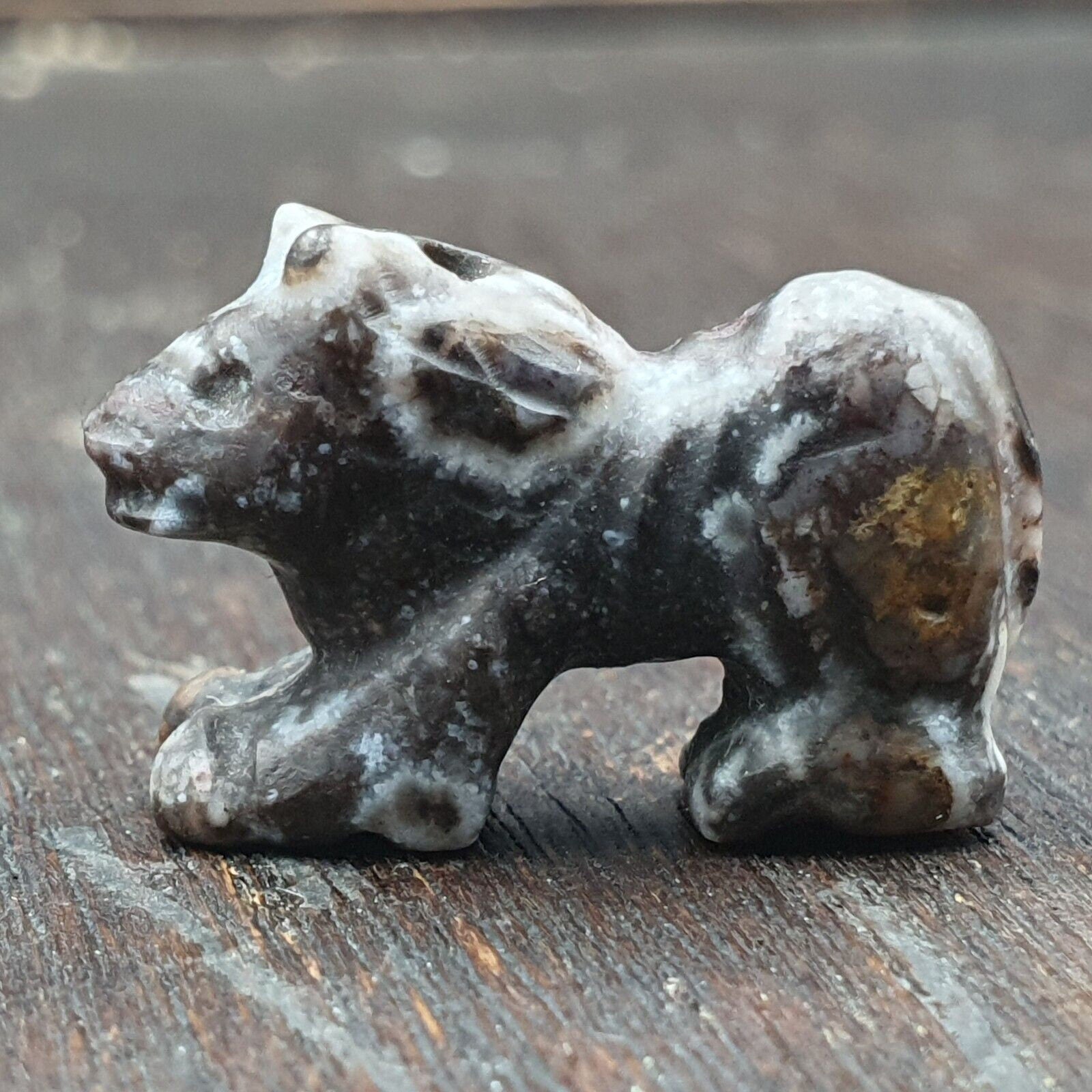 Ancient middle eastern animal figurine jasper amulet beads
