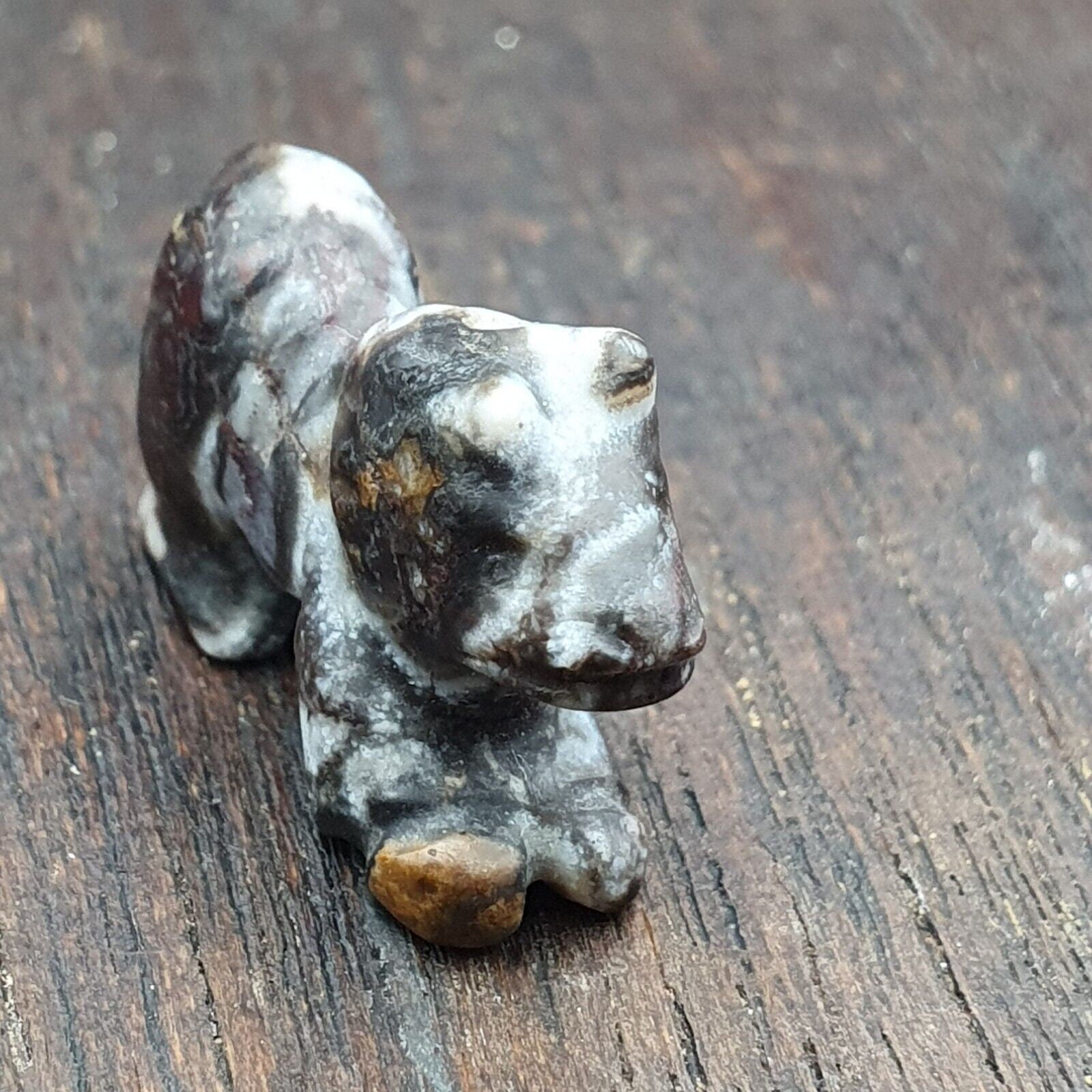 Ancient middle eastern animal figurine jasper amulet beads