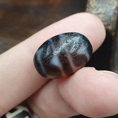 Himalayan tibetan unique pattern agate dzi beads lot amulets