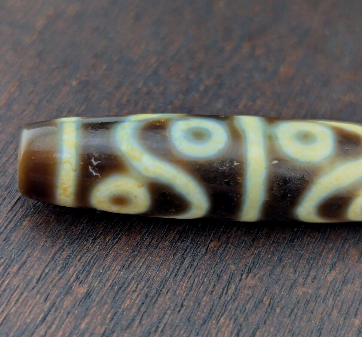6 eyes very unique pattern sky earth eyes agate stone dzi bead amulet