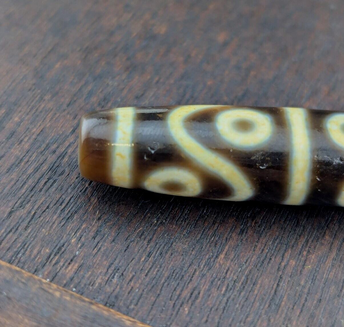 6 eyes very unique pattern sky earth eyes agate stone dzi bead amulet