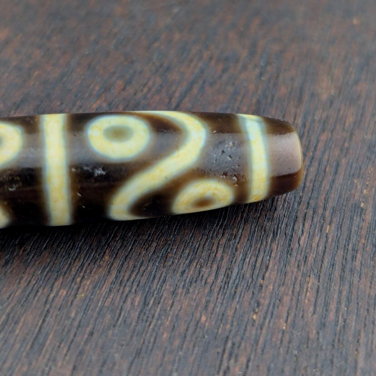 6 eyes very unique pattern sky earth eyes agate stone dzi bead amulet