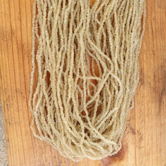 Vintage tiny crystal white seed glass beads with coin tribal jewelry necklaceGift