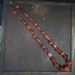 Old ancient persian himalayan african carnelian beads agate beads necklaceGift