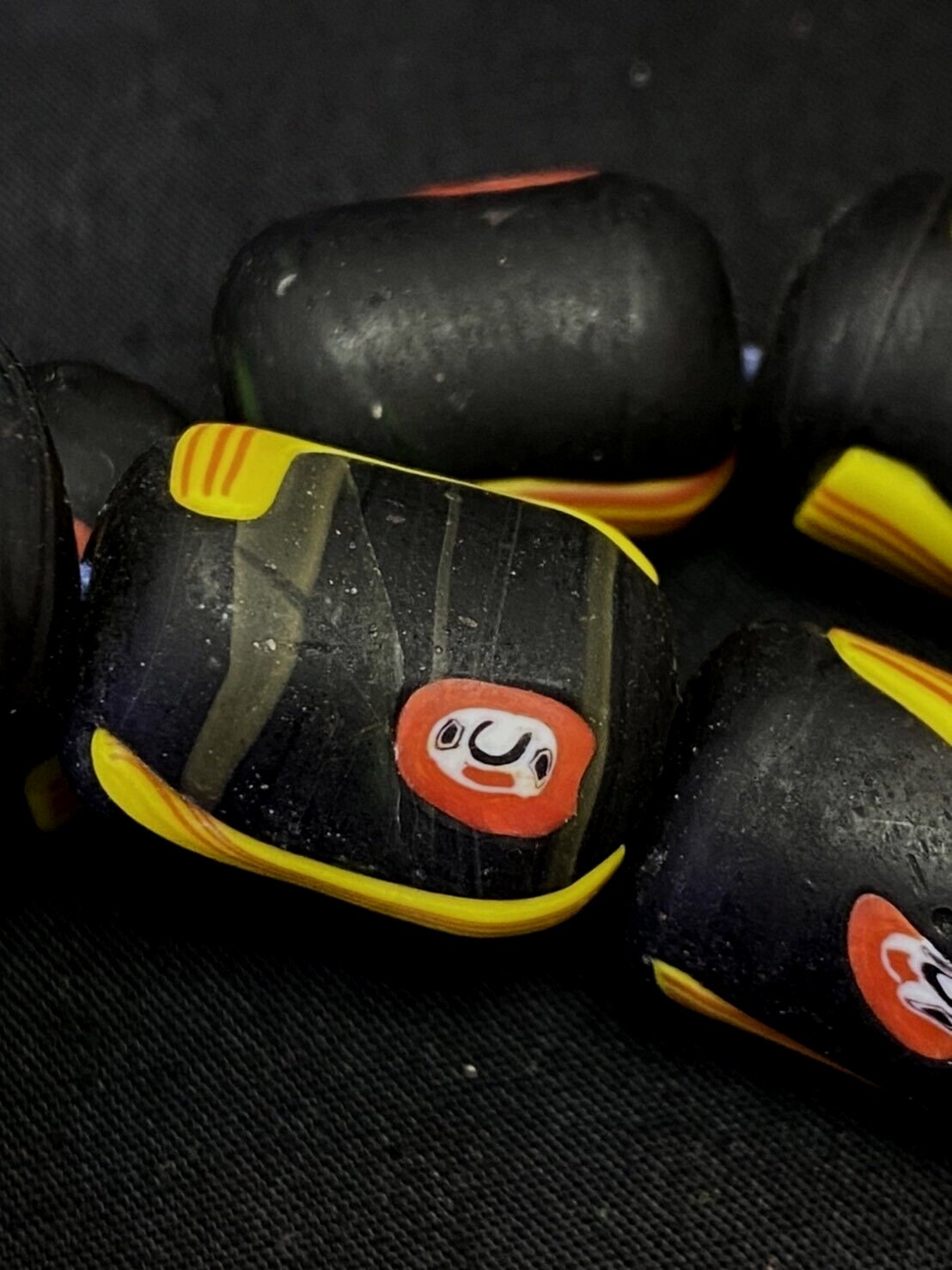 Vintage beautifull art deco venetian millefiori glass bead strand 22"Gift