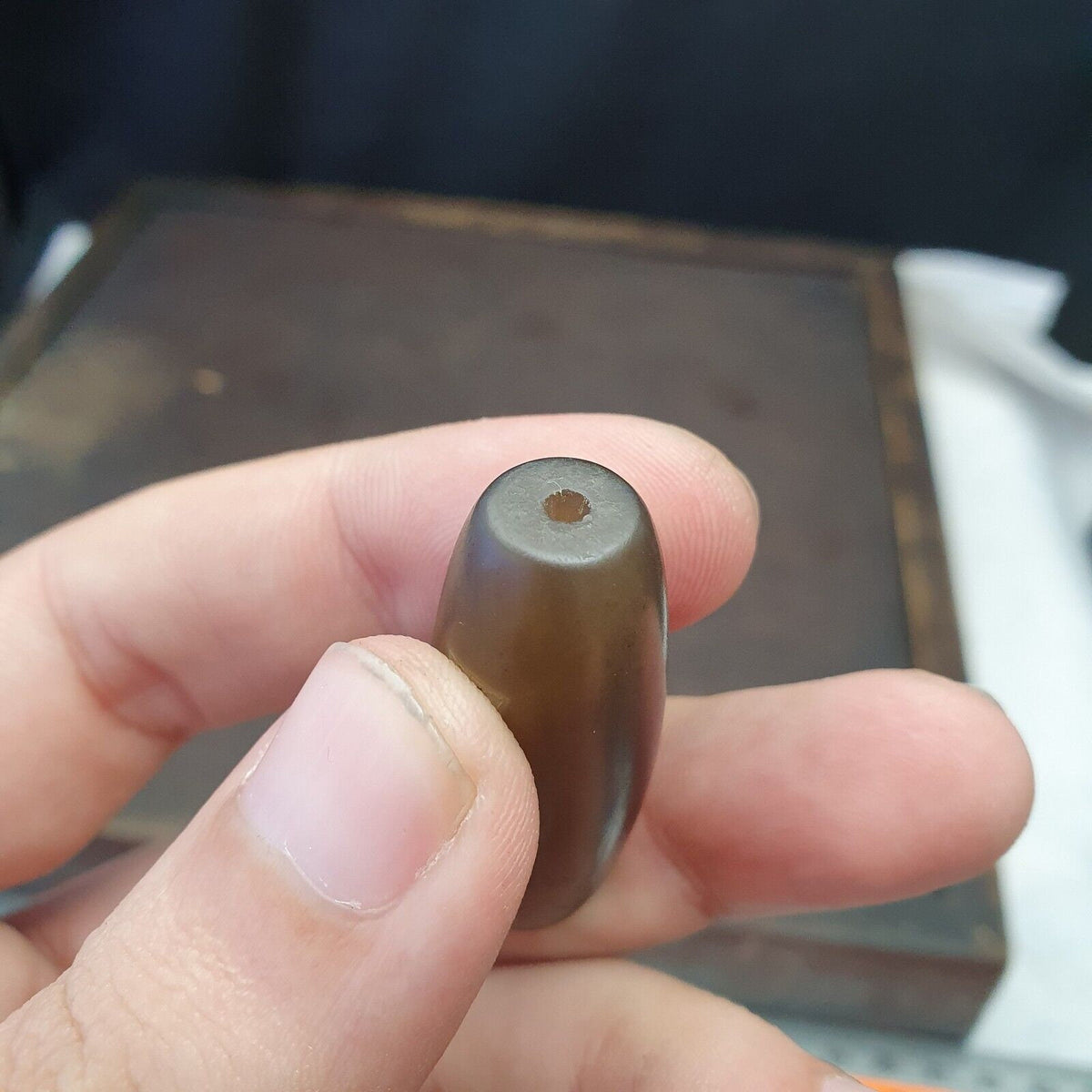 Vintage old himalayan indo tibetan  eye agate bead -of-vd-202