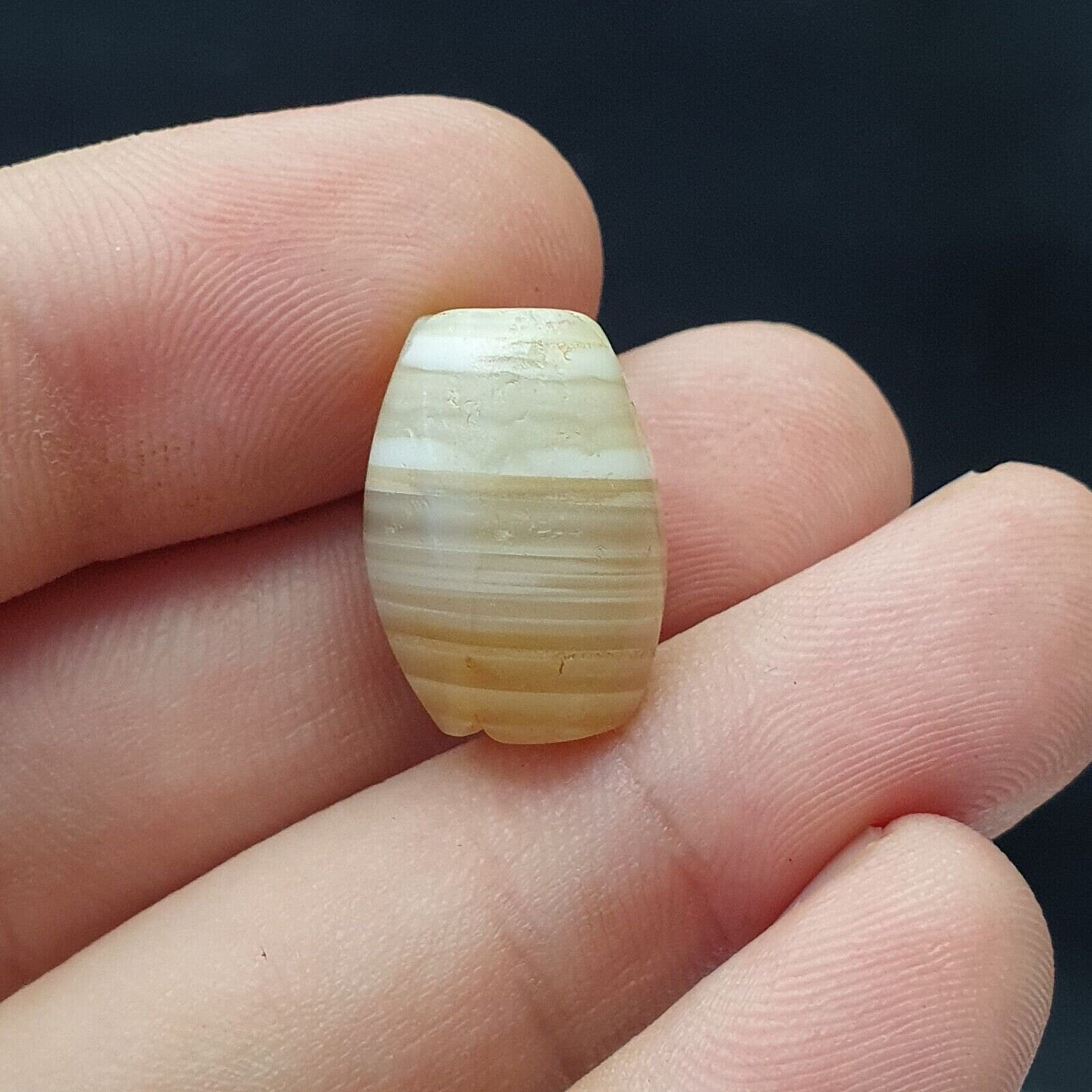 2 beads lot ancient 0ld sulaimany antique agate stone beads amulet from pakistan