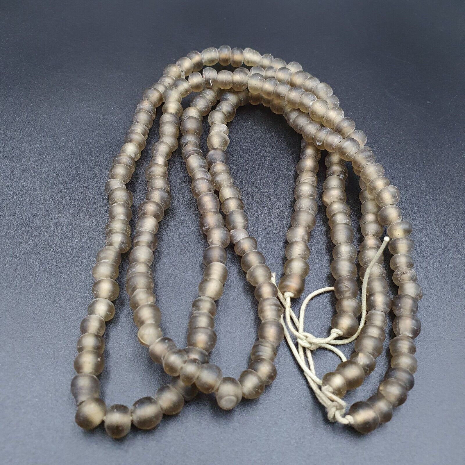 Antique vintage ven glass beads trade beads 8-9mm strandGift